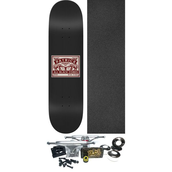 Real Skateboards Patrick Praman Cords Skateboard Deck - 8.5" x 31.85" - Complete Skateboard Bundle